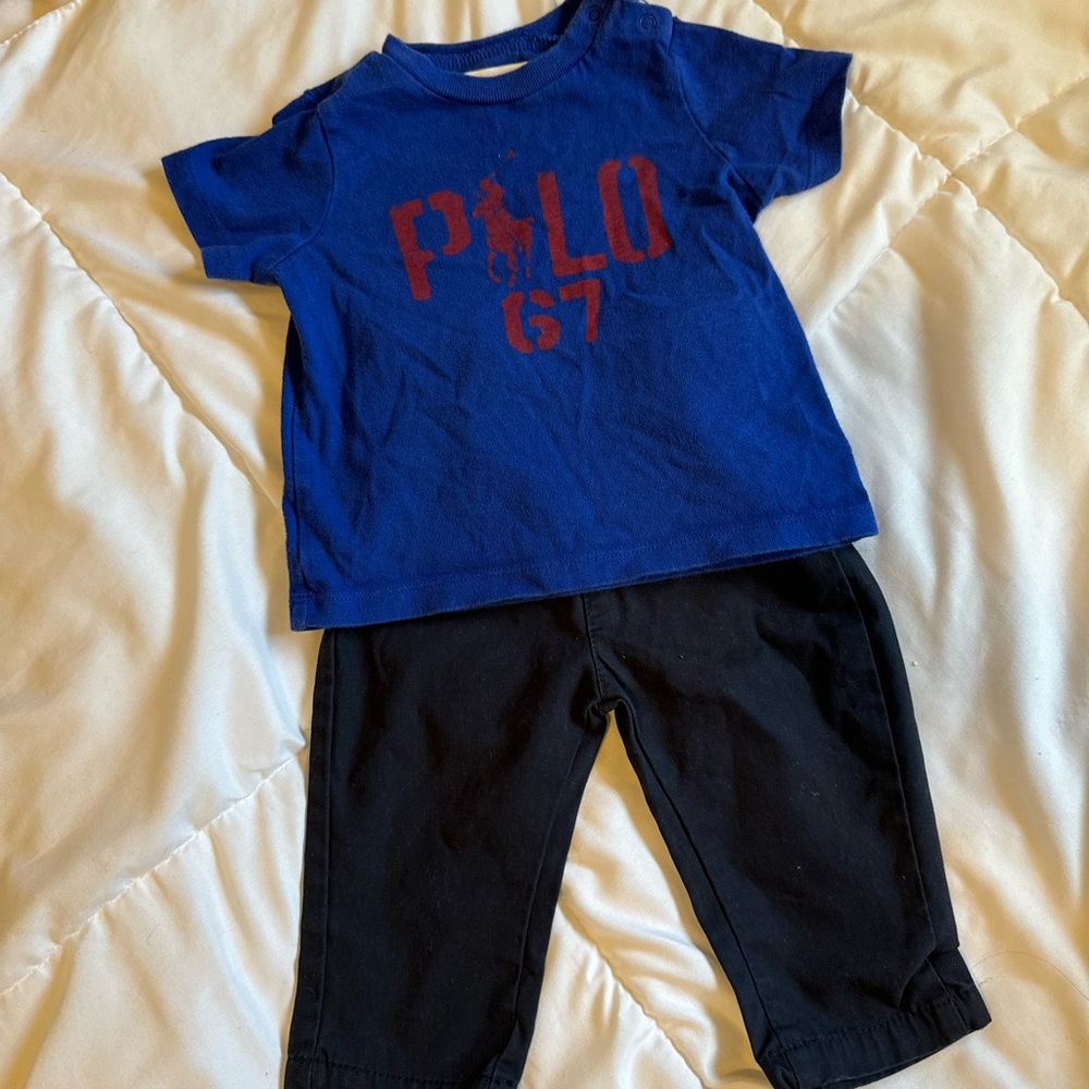 3 for 10$. Bundle 3 items for 10$ - closet clearance 

Polo Ralph tee, blue pant